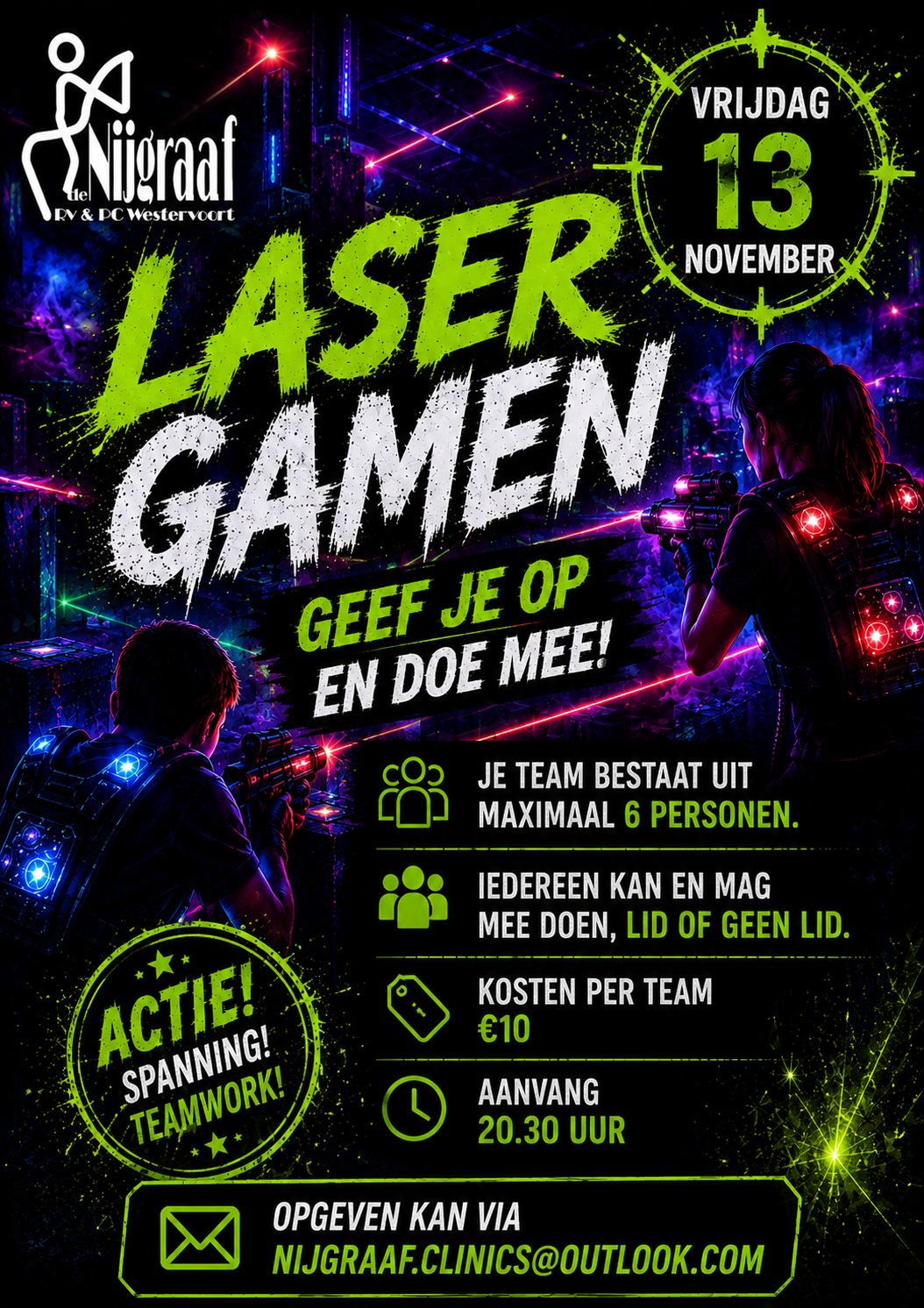 Laser gamen
