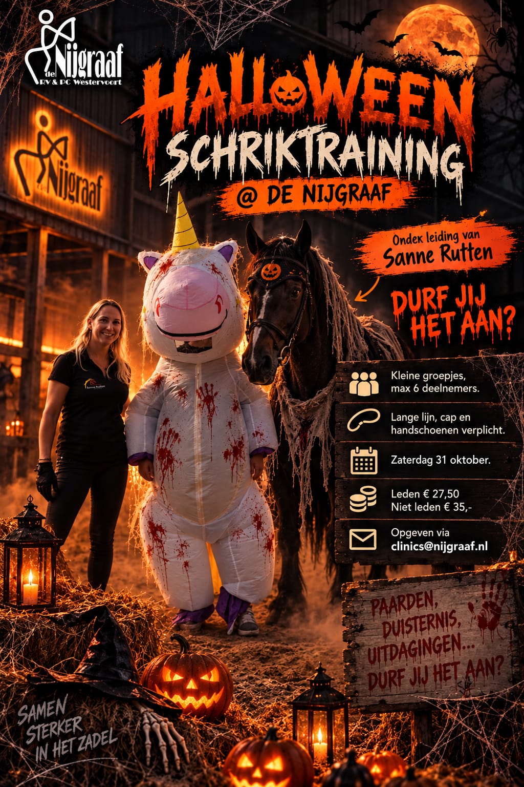 Halloween Schriktraining