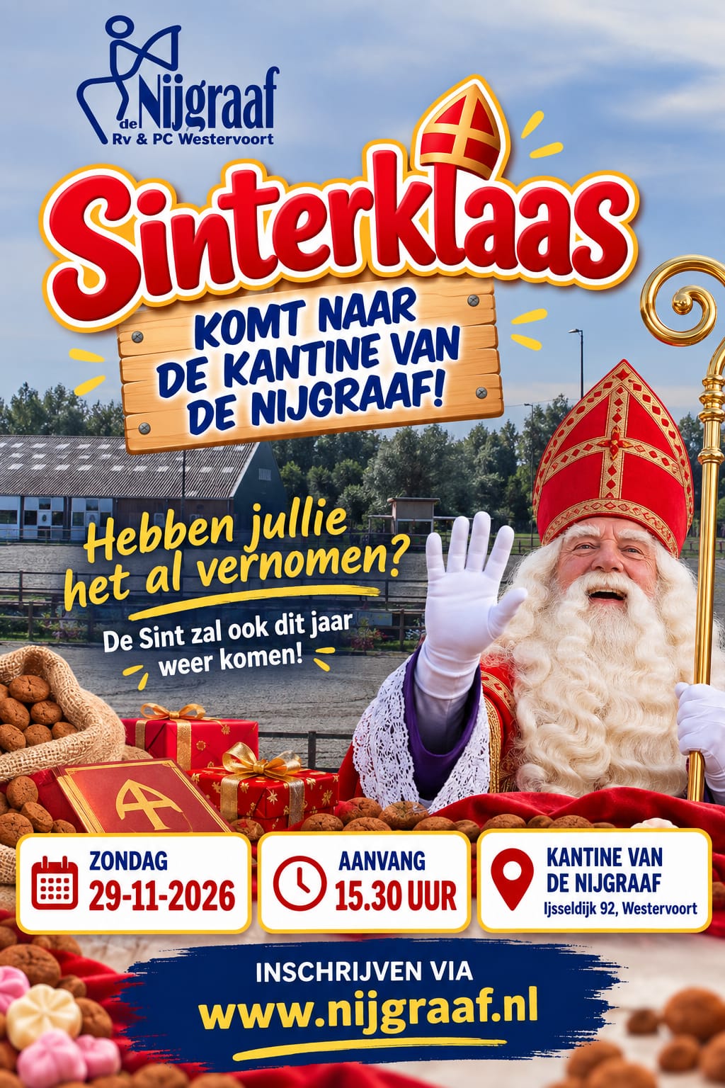 Sinterklaas bij De Nijgraaf